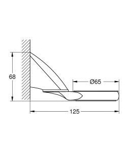 Держатель для стакана GROHE Chiara, хром (40323000)
