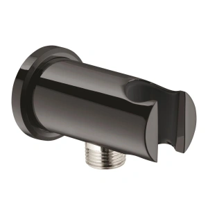 Подключение для душевого шланга GROHE Rainshower с держателем ручного душа, темный графит, глянцевый (26658A00)