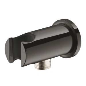 Подключение для душевого шланга GROHE Rainshower с держателем ручного душа, темный графит, глянцевый (26658A00)