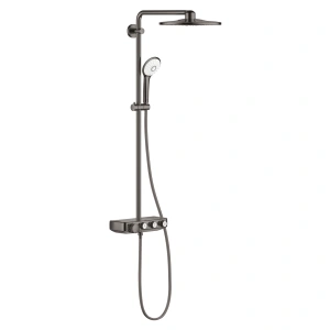 Душевая система GROHE Euphoria SmartControl System 310 с термостатом для душа, темный графит глянцевый (26507A00)