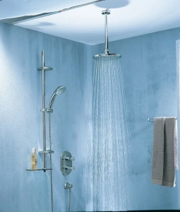 Верхний душ GROHE Rainshower Cosmopolitan Metal 210, 8,5 л/мин, 1 режим, 142 мм, хром (26063000)