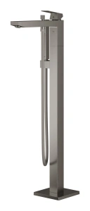 Внешняя часть смесителя для ванны GROHE Eurocube напольного монтажа, темный графит матовый (23672AL1)