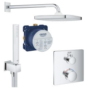 Душевая система GROHE Tempesta 250 Cube с термостатом для душа, хром (NSB0165)