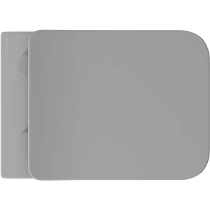 Унитаз подвесной Aqueduto MACIO 520*370 безободковый, сиденье с микролифтом, серый матовый (MACT2130)