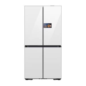 Холодильник Samsung RM90F67C1WWT Bespoke AI  с 9-дюймовым дисплеем, 539 л