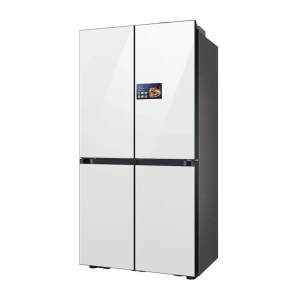 Холодильник Samsung RM90F67C1WWT Bespoke AI  с 9-дюймовым дисплеем, 539 л