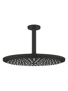 Верхний душ GROHE Rainshower Cosmopolitan 310, 8 л/мин, 1 режим, 142 мм, матовый черный (260672430)