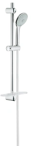 Душевой гарнитур GROHE Euphoria 110 Massage с мыльницей, 3 режима струи, душевая штанга 600 мм, 9,5 л/мин, хром (27243001)