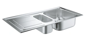 Мойка GROHE из нержавеющей стали с корзинчатым вентилем, оборачиваемая, K300 60 -S 97/50 1.5 (31564SD0)