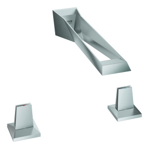 Смеситель для раковины GROHE Allure Brilliant Icon 3D на 3 отверстия, нержавеющая сталь (20608SD0)