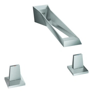 Смеситель для раковины GROHE Allure Brilliant Icon 3D на 3 отверстия, нержавеющая сталь (20608SD0)
