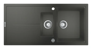 Мойка GROHE K400 с 1,5 чашей, 1000 x 500 мм, серый гранит (31642AT0)