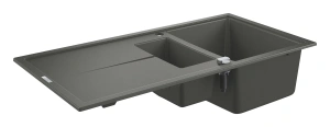 Мойка GROHE K400 с 1,5 чашей, 1000 x 500 мм, серый гранит (31642AT0)