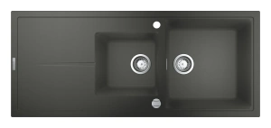 Мойка GROHE K400 с 1,5 чашей, серый гранит (31643AT0)