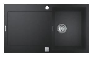 Мойка GROHE K500 с одной чашей, 860 x 500 мм, черный гранит (31644AP0)
