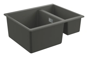 Мойка GROHE K500 с 1,5 чашей, 555 x 460 мм, серый гранит (31648AT0)