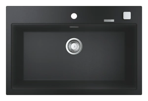 Мойка GROHE K700 с одной чашей, 780 x 510 мм, черный гранит (31652AP0)