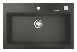Мойка GROHE K700 с одной чашей, 780 x 510 мм, серый гранит (31652AT0)