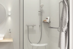 Термостат для душа GROHE Grohtherm 800 с душевым гарнитуром, хром (34566001)