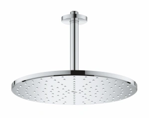 Верхний душ GROHE Rainshower 310 Mono с душевым кронштейном, 9,5 л/мин, 1 режим, 142 мм, хром (26559000)