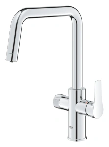 Смеситель для кухонной мойки GROHE Blue Pure Eurosmart с функцией фильтрации, без фильтра в комплекте, хром (30583000)