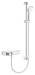 Термостат для душа GROHE Grohtherm SmartControl с душевым гарнитуром, хром (34721000)