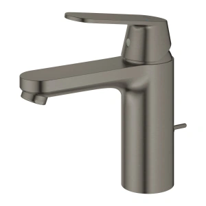 Смеситель для раковины GROHE Eurosmart Cosmopolitan, M-size, с донным клапаном, темный графит, матовый (23325ALC)