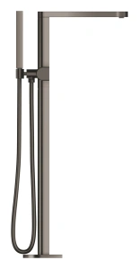 Внешняя часть смесителя для ванны GROHE Plus напольного монтажа, темный графит матовый (23846AL3)