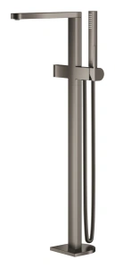 Внешняя часть смесителя для ванны GROHE Plus напольного монтажа, темный графит матовый (23846AL3)