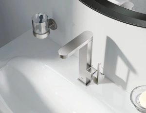 Смеситель для раковины GROHE Plus с донным клапаном, L-Size, суперсталь (23851DC3)