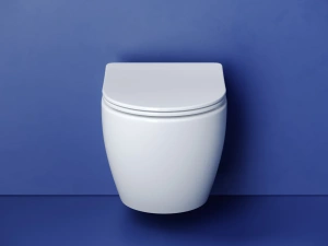 Подвесной унитаз Ceramicanova Метрополь безободковый, смыв Торнадо, белый (CN4002T)