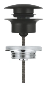 Донный клапан для раковины GROHE Push-Open, матовый черный (1024642430)