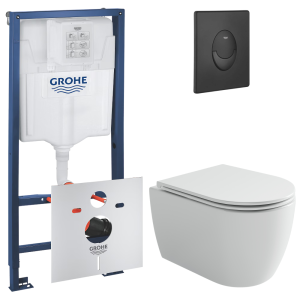 Комплект инсталляции GROHE Rapid SL 3 в 1 с унитазом Ной CN4011T и звукоизоляционным комплектом (NW0805)