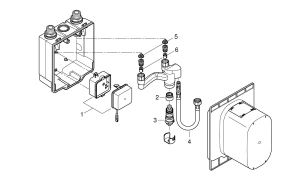 Скрытый монтажный ящик GROHE Eurosmart Cosmopolitan E (36336001)