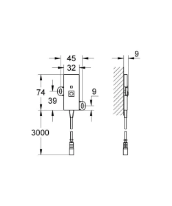 Усилитель сигнала для электронных смесителей GROHE F-digital (36356000)