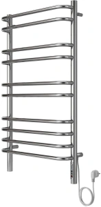 Полотенцесушитель электрический Aquatek Пандора П10 500x900, хром AQ EL RPC1090CH