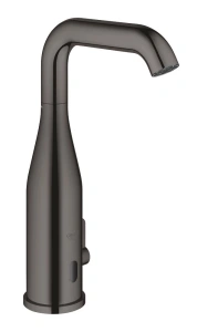 Смеситель для раковины GROHE Essence E инфракрасный, с регулировкой температуры, питание от батареи 6V, темный графит глянец (36445A00)