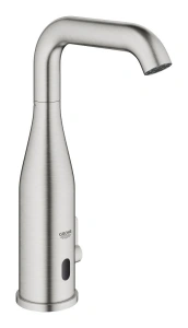 Смеситель для раковины GROHE Essence E инфракрасный, с регулировкой температуры, питание от батареи 6V, суперсталь (36445DC0)