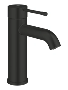 Смеситель для раковины GROHE Essence с донным клапаном, S-size, матовый черный (237972431)