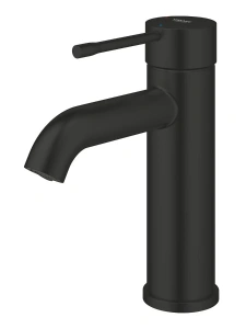 Смеситель для раковины GROHE Essence с донным клапаном, S-size, матовый черный (237972431)