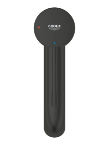 Смеситель для раковины GROHE Essence с донным клапаном, S-size, матовый черный (237972431)