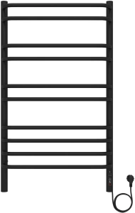 Полотенцесушитель электрический Aquatek Пандора П10 500x900, черный муар AQ EL RPC1090BL