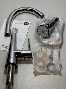 Смеситель для кухни GROHE Zedra с вытяжным душем 3jet, хром (32294002/UB), уцененный товар