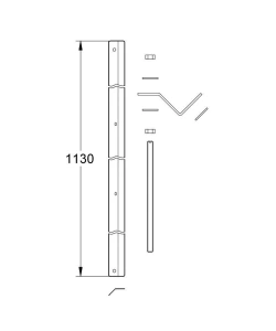 Комплект для углового монтажа систем инсталляции GROHE Rapid SL (38562001)