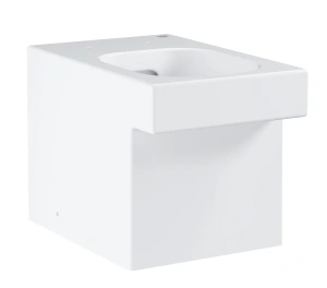Унитаз GROHE Cube Ceramic напольный приставной, с покрытием PureGuard, альпин-белый (3948500H)