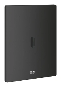 Панель смыва для унитаза GROHE Tectron Bau E инфракрасная, питание от батареи 6V, фантомный черный (39882KF0)