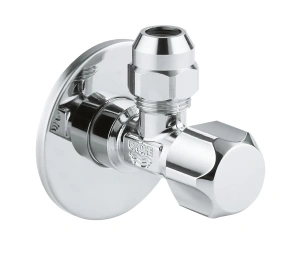 Вентиль угловой GROHE 1/2″-3/8″ для подключения смесителей, хром (22018000)
