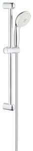 Душевой гарнитур GROHE Tempesta 100, 3 режима струи, душевая штанга 600 мм, 9,5 л/мин, хром (27794001)