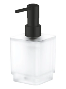 Дозатор жидкого мыла GROHE Selection Cube, матовый черный (408052430)