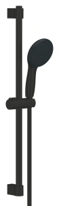 Душевой гарнитур GROHE Tempesta 110, 2 режима струи, душевая штанга 600 мм, 7,4 л/мин, черный (261622433)
